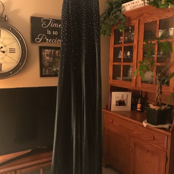 Jump Dresses Stunning Midnight Blue Shimmering Prom Dress Poshmark